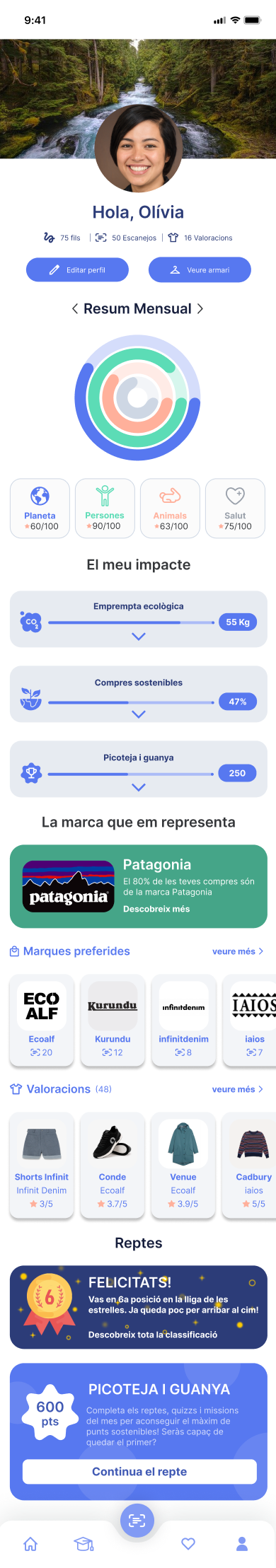 Profile UI